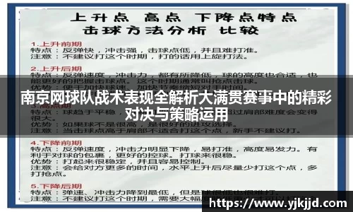 南京网球队战术表现全解析大满贯赛事中的精彩对决与策略运用